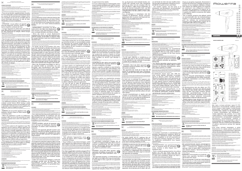 Imagen de la primera página del manual del dispositivo X Karl Lagerfeld K/Pro Stylist CV888LF0