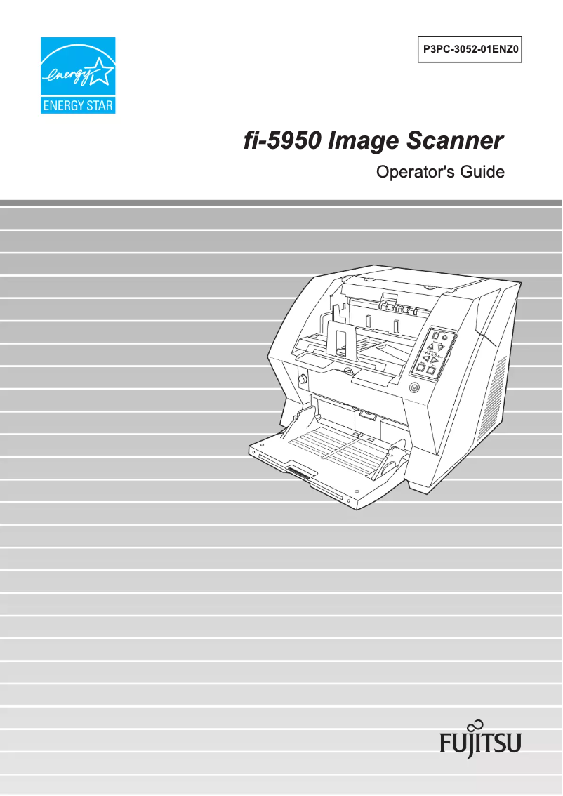 Image de la première page du manuel de l'appareil fi-5950