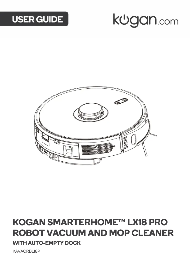 Page 1 de la notice Manuel utilisateur Kogan KAVACRBL18P