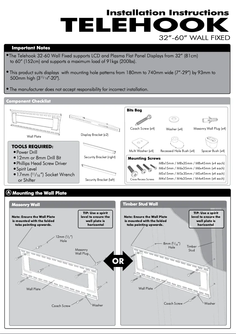 Page n°1 - Manuel utilisateur Atdec TH-32-60-UTM
