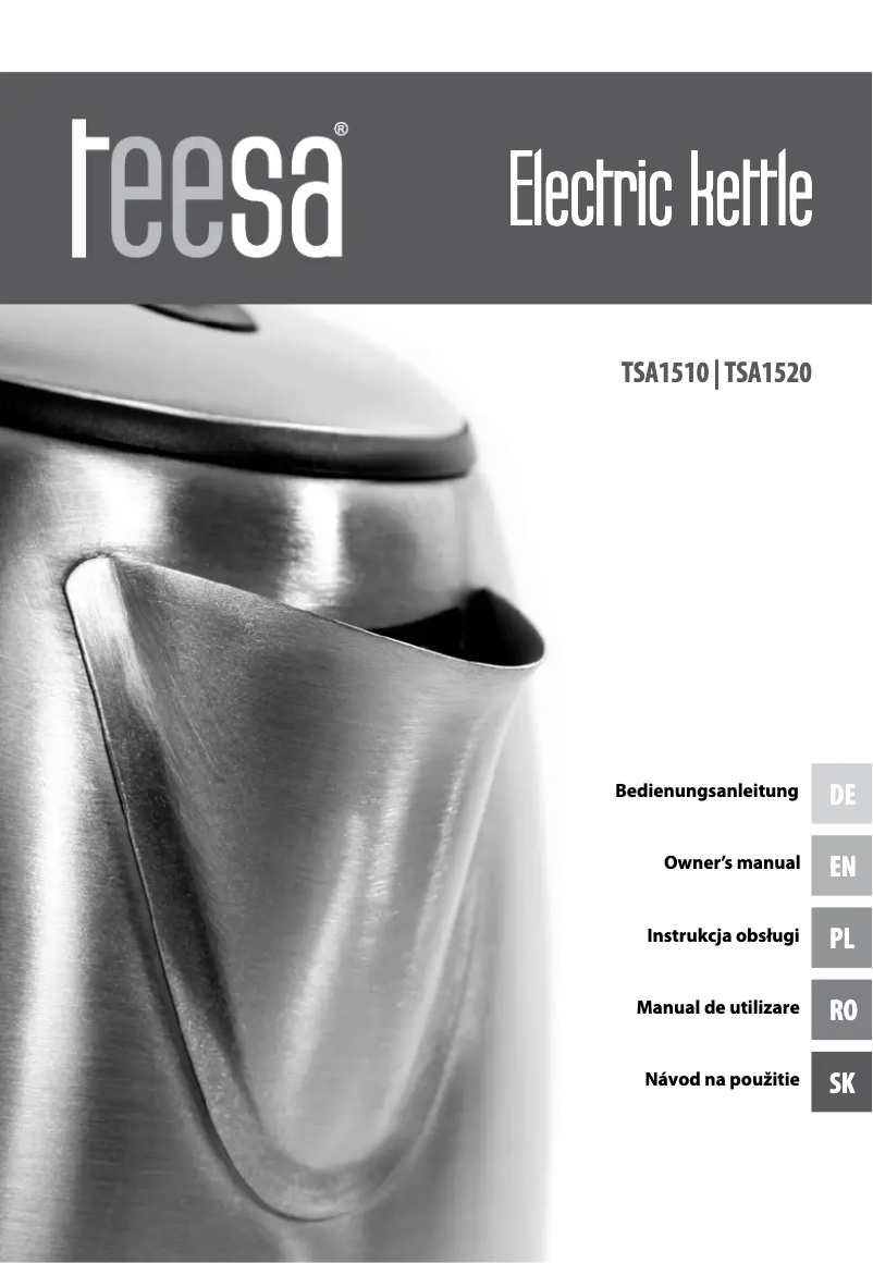 Page 1 de la notice Manuel utilisateur Teesa TSA1510