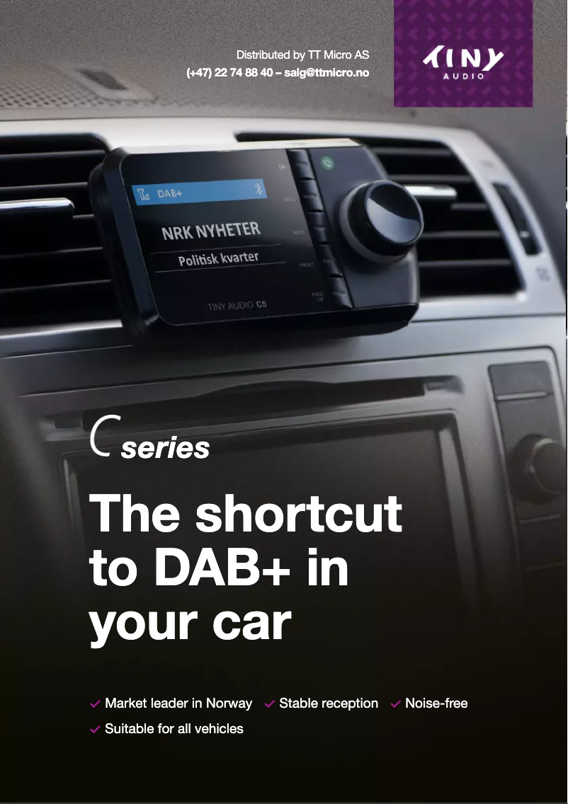 Página 1 del manual Manual de usuario Tiny Audio C7