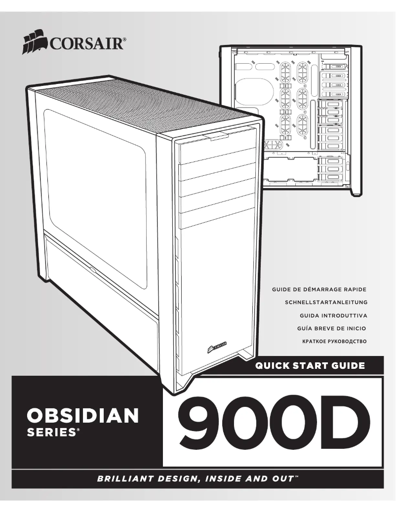 Image de la première page du manuel de l'appareil Obsidian 900D