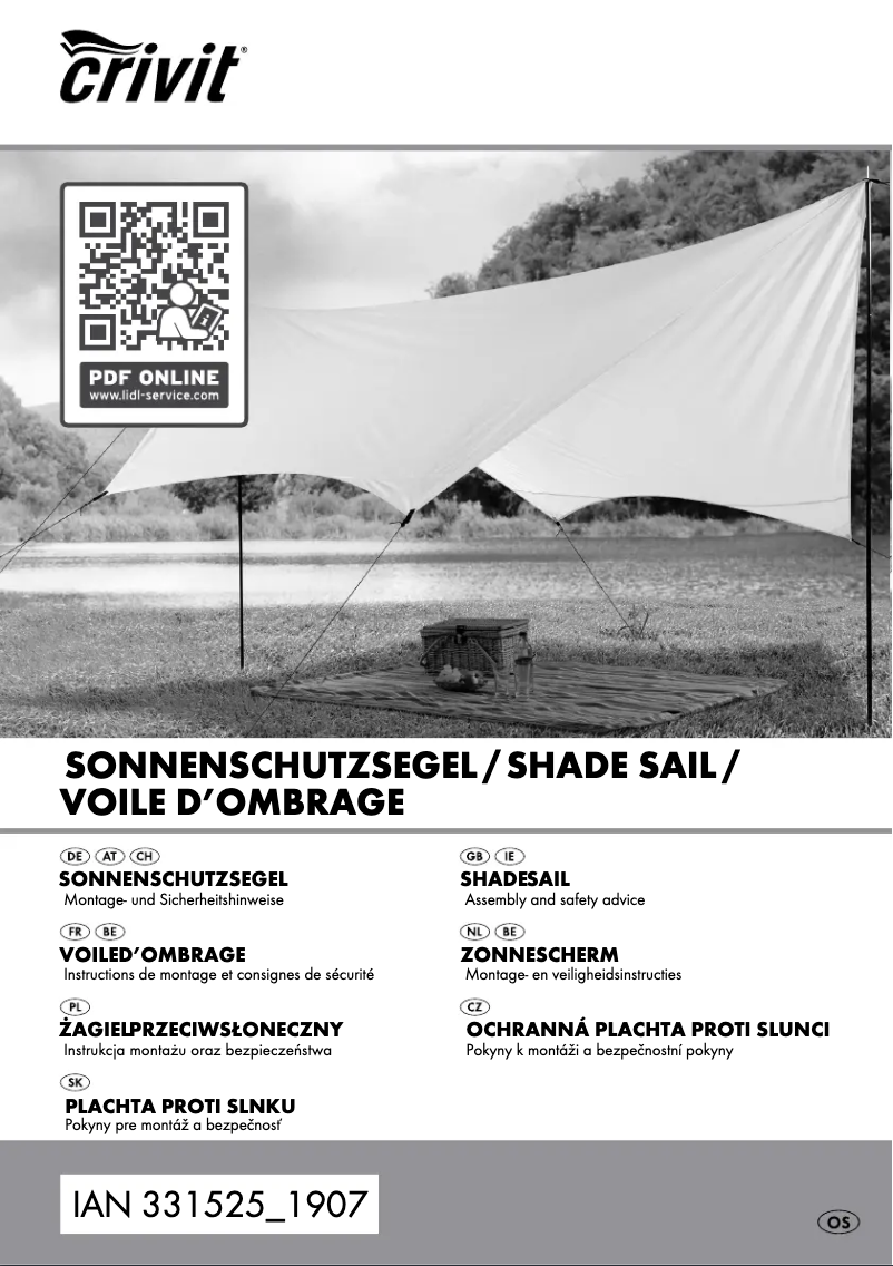 Página 1 del manual Manual de usuario Crivit HG02066