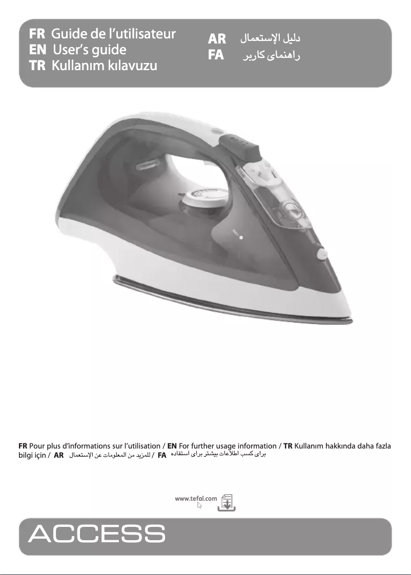 Page 1 de la notice Manuel utilisateur Moulinex Access IM1538E1