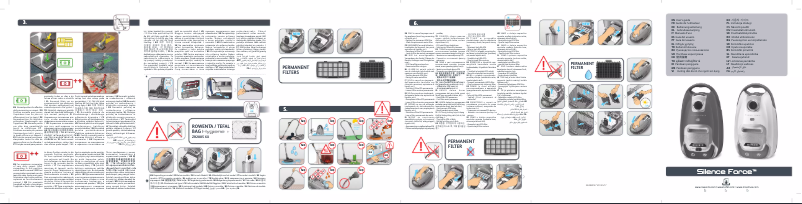 Image de la première page du manuel de l'appareil Silence Force RO7455