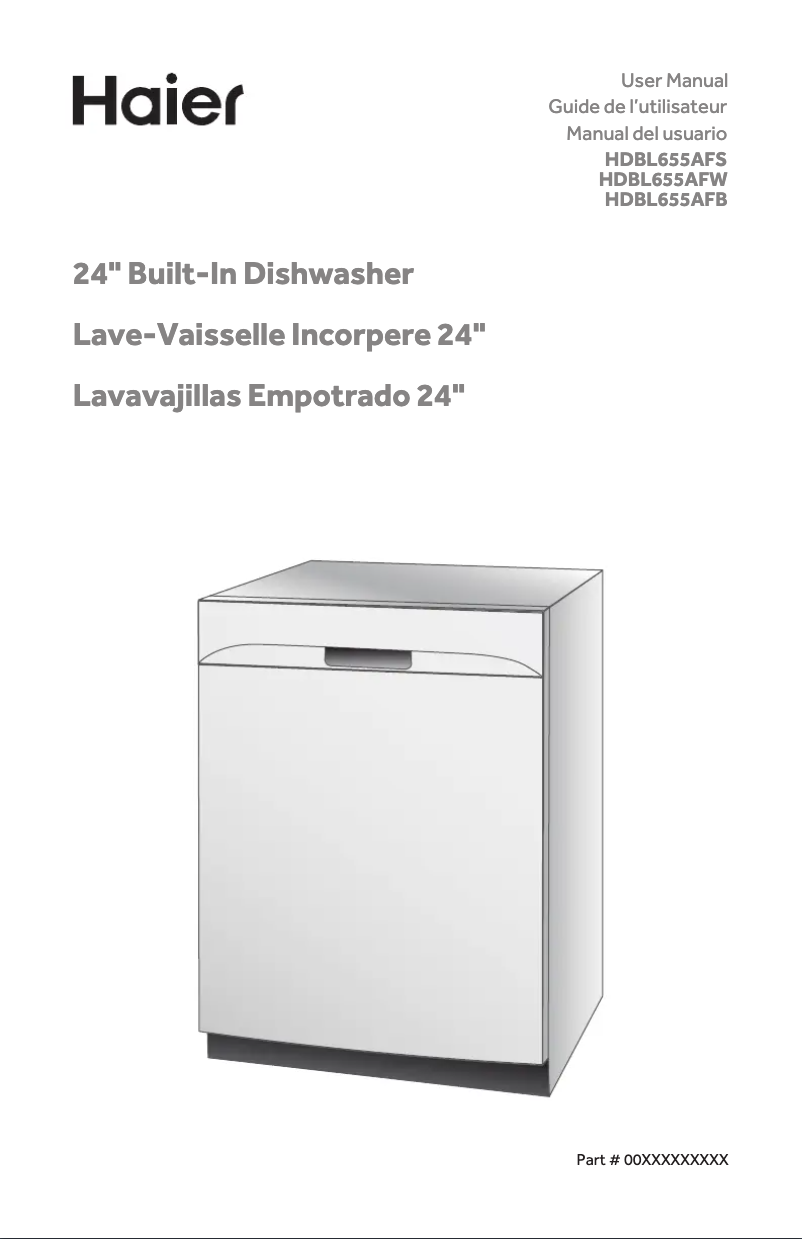 Image de la première page du manuel de l'appareil HDBL655AFS