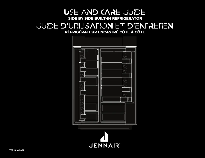 Page 1 de la notice Manuel utilisateur JennAir JBSS48E22L