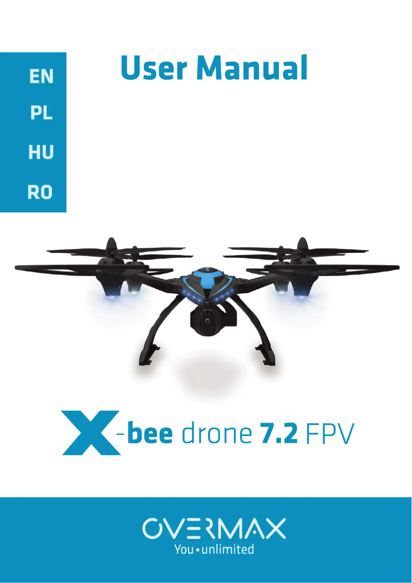 Image de la première page du manuel de l'appareil Dron X-bee Drone 7.2 FPV