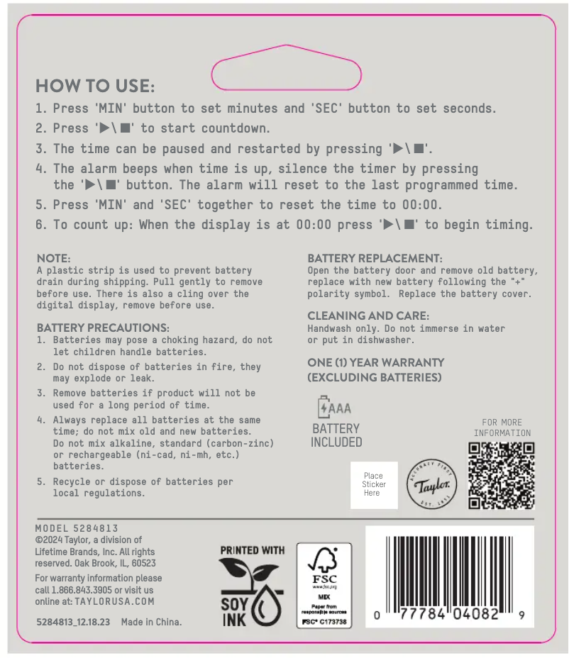 Image de la première page du manuel de l'appareil 5284813