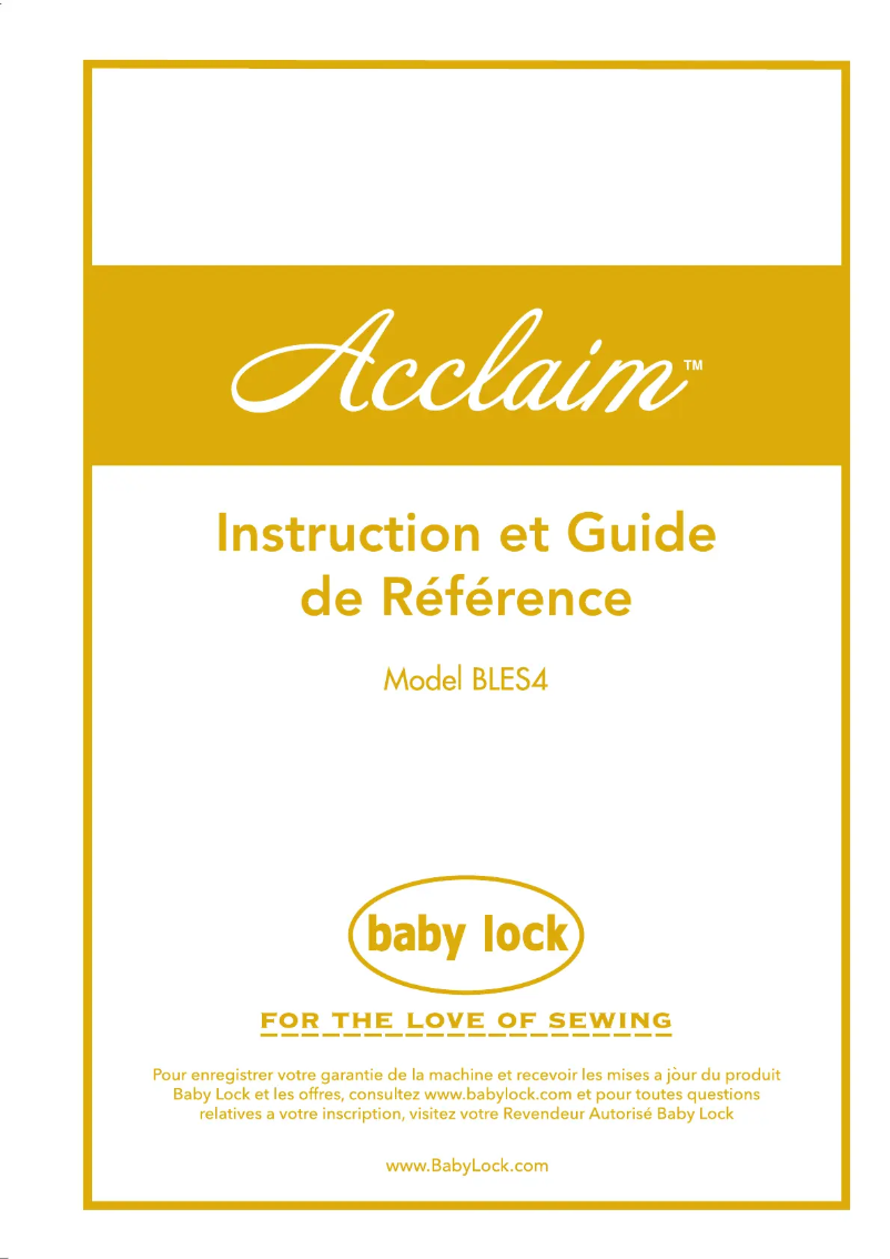Image de la première page du manuel de l'appareil Acclaim