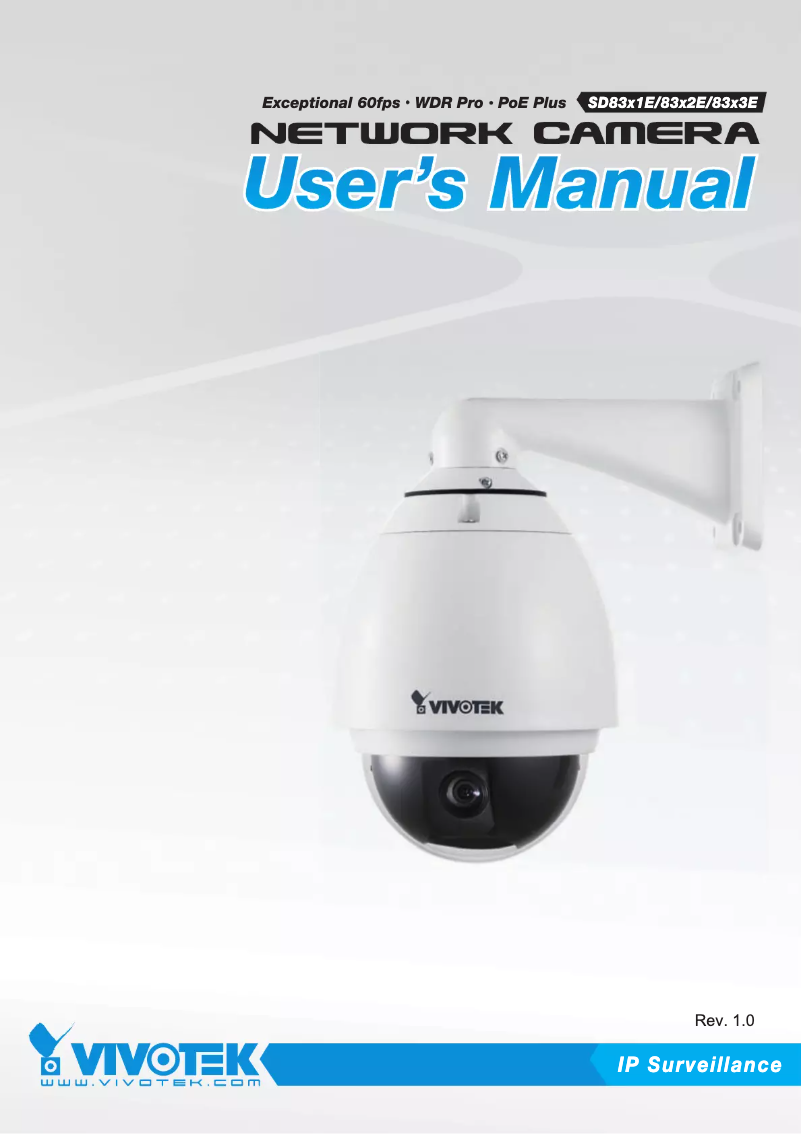 Image de la première page du manuel de l'appareil SD8311E