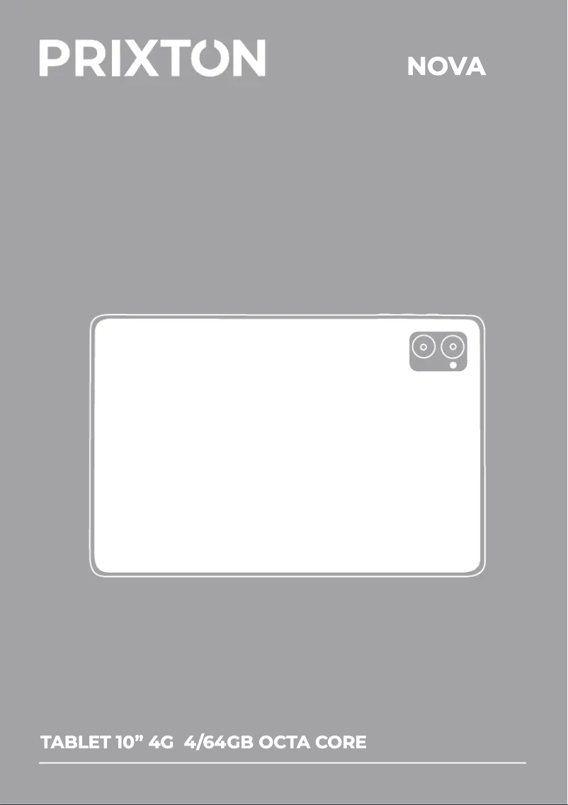 Image de la première page du manuel de l'appareil Nova