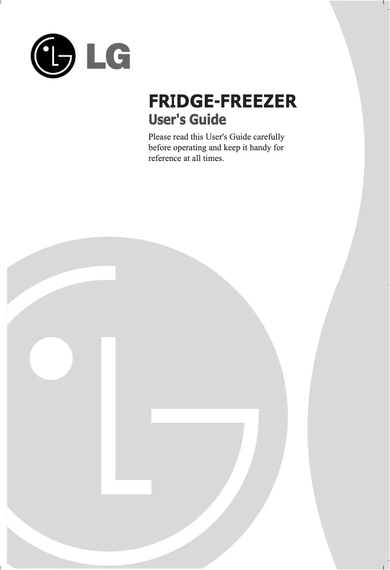 Página 1 del manual Manual de usuario LG GRF459BSGA