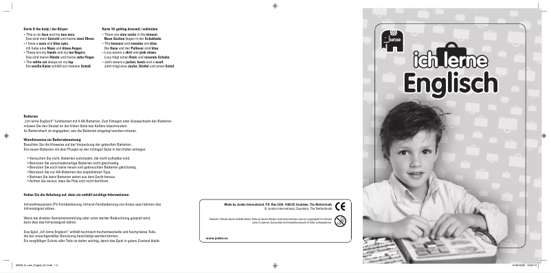 Image de la première page du manuel de l'appareil Ik leer engels