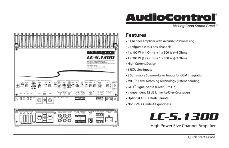 Image de la première page du manuel de l'appareil LC-5.1300