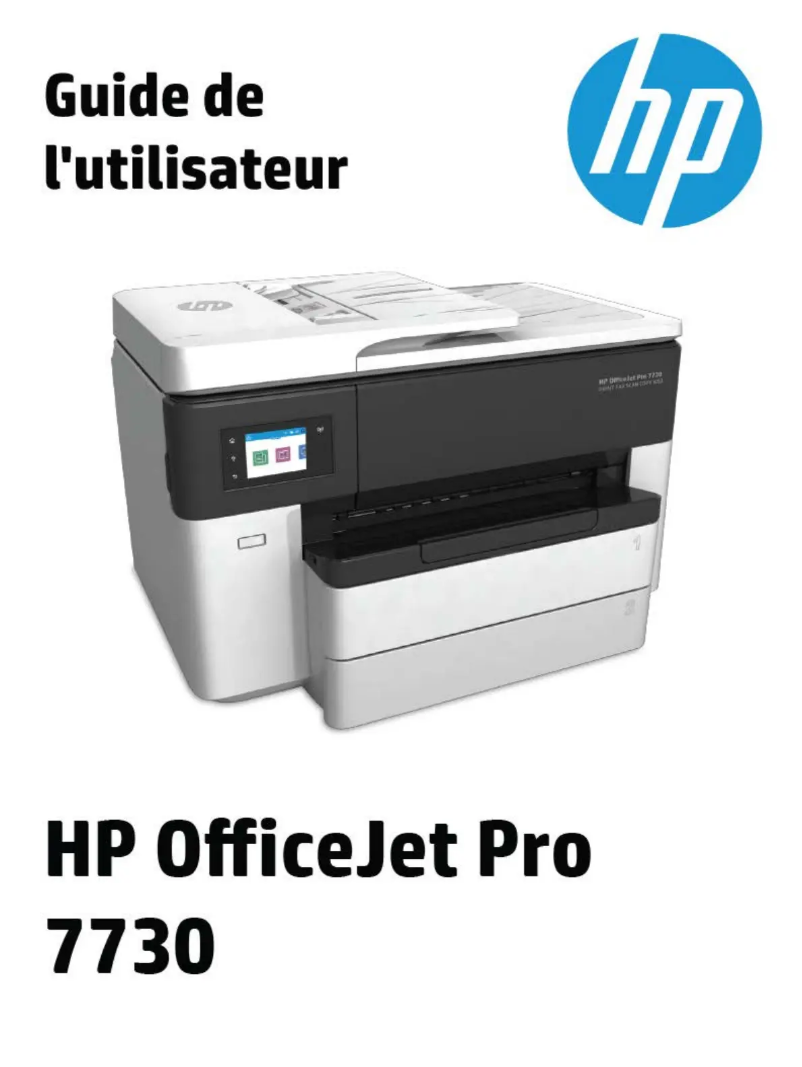 Página 1 del manual Manual de usuario HP OfficeJet Pro 7730