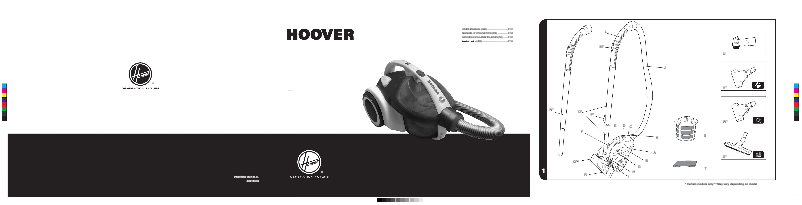 Page 1 de la notice Manuel utilisateur Hoover Sprint Evo TSBE2010 011