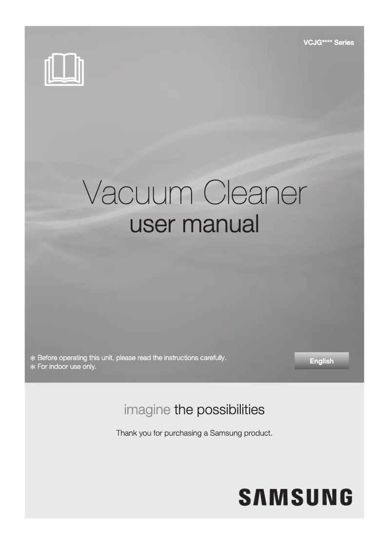 Page n°1 - Manuel utilisateur Samsung VCJG08QH