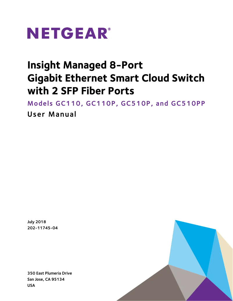 Page n°1 - Manuel utilisateur Netgear GC510P
