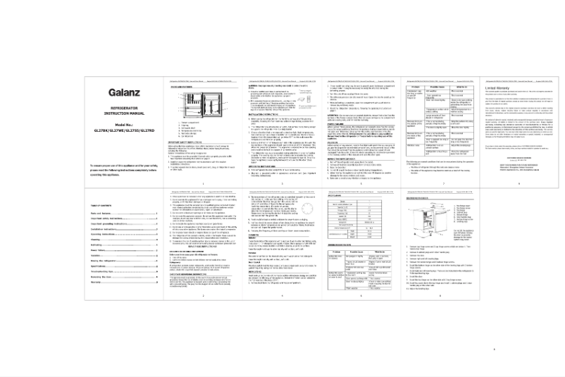 Imagen de la primera página del manual del dispositivo GL27WE