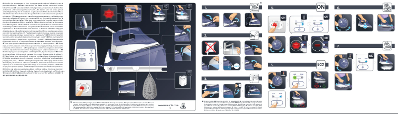 Page 1 de la notice Manuel utilisateur Rowenta Easy Steam VR7041