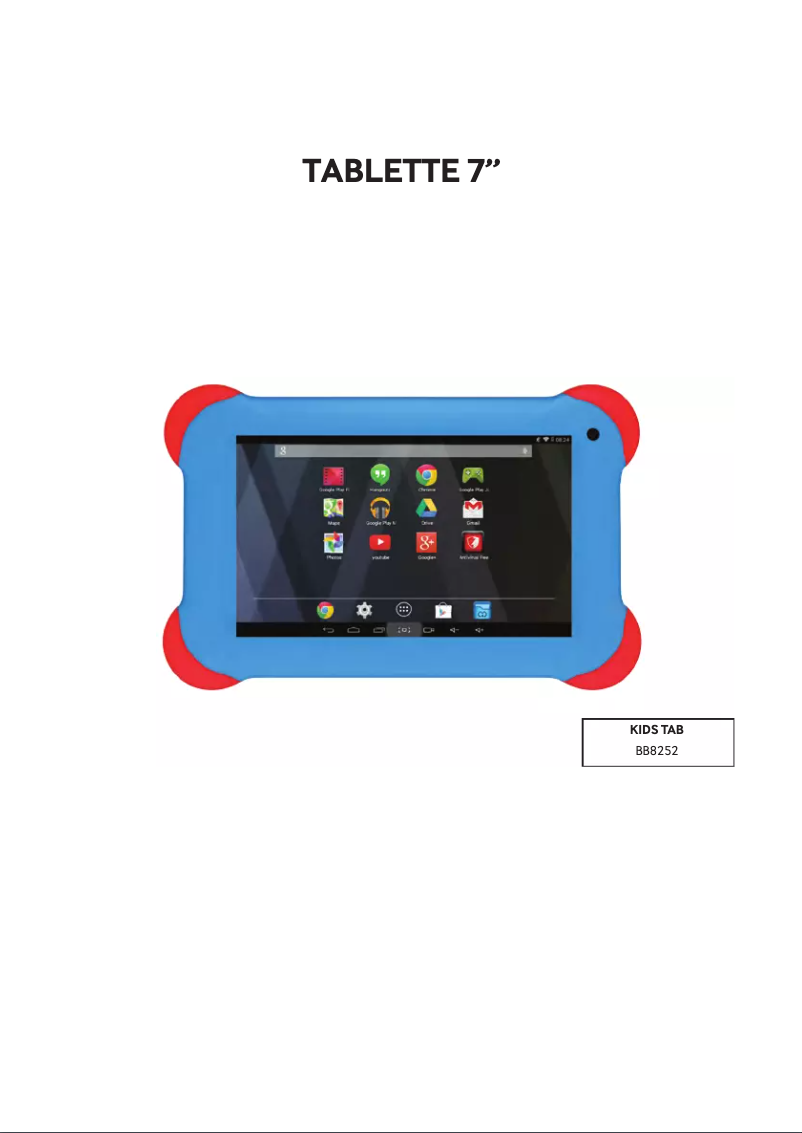 Image de la première page du manuel de l'appareil Kinder-Tablet 7"