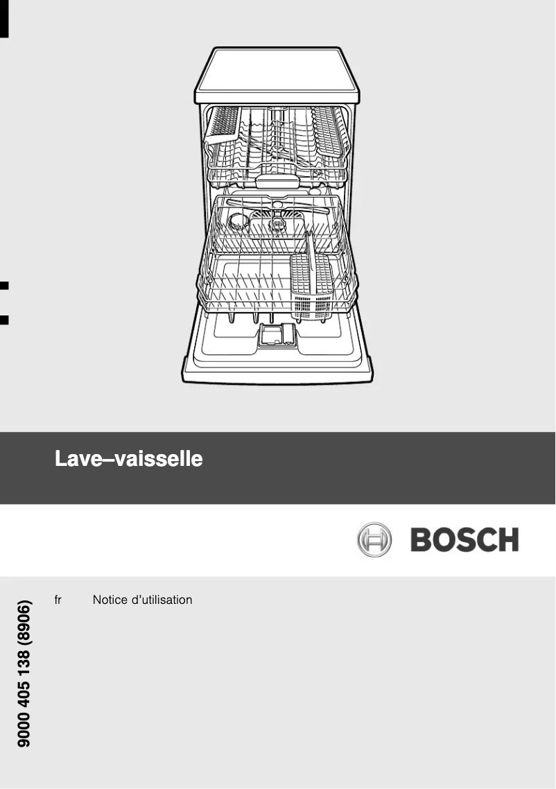 Page 1 de la notice Manuel utilisateur Bosch SMS 53M32