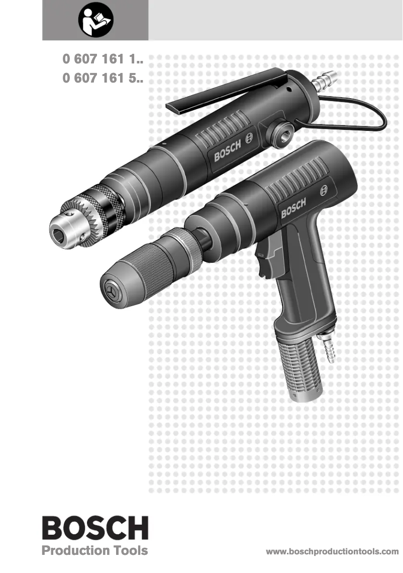 Page n°1 - Manuel utilisateur Bosch 0 607 161 501