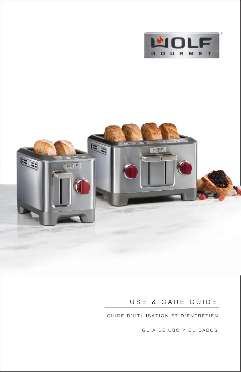 Page 1 de la notice Manuel utilisateur Wolf WGTR154S
