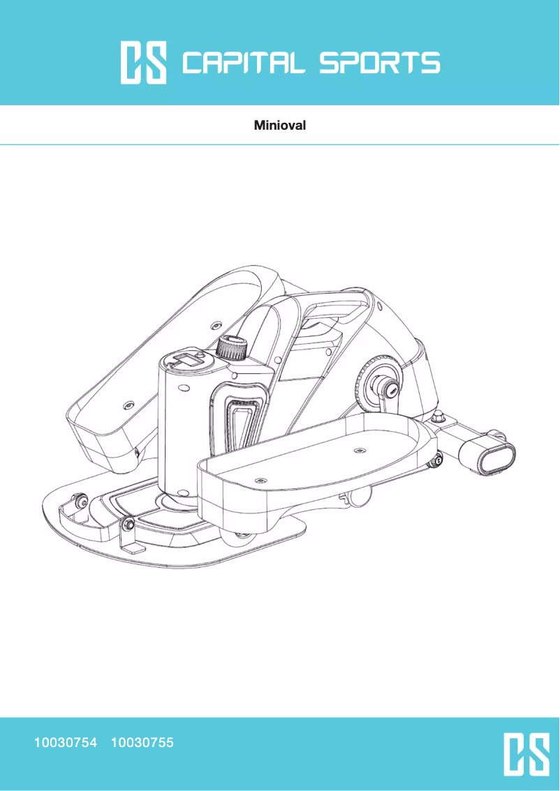 Page n°1 - Manuel utilisateur Capital Sports Minioval