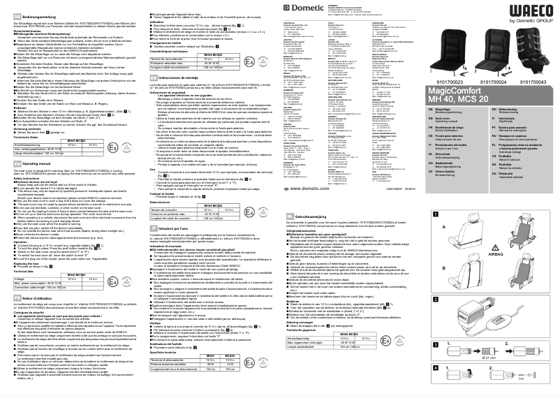 Página 1 del manual Manual de usuario Dometic MagicComfort MCS20