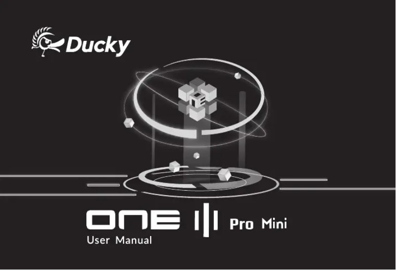 Image de la première page du manuel de l'appareil One 3 Pro Mini