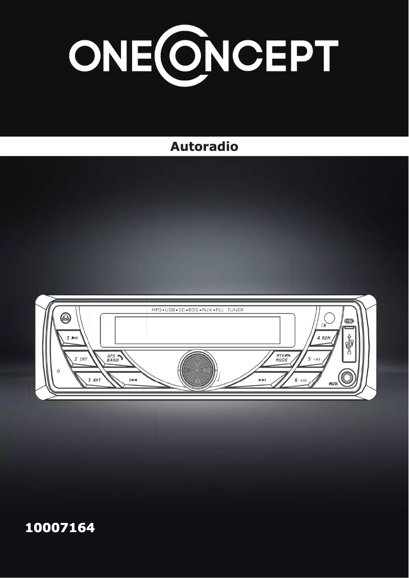 Image de la première page du manuel de l'appareil MD-140-BT
