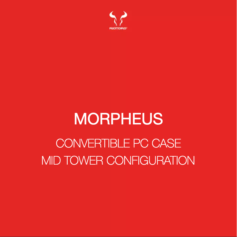 Página 1 del manual Manual de usuario Riotoro Morpheus