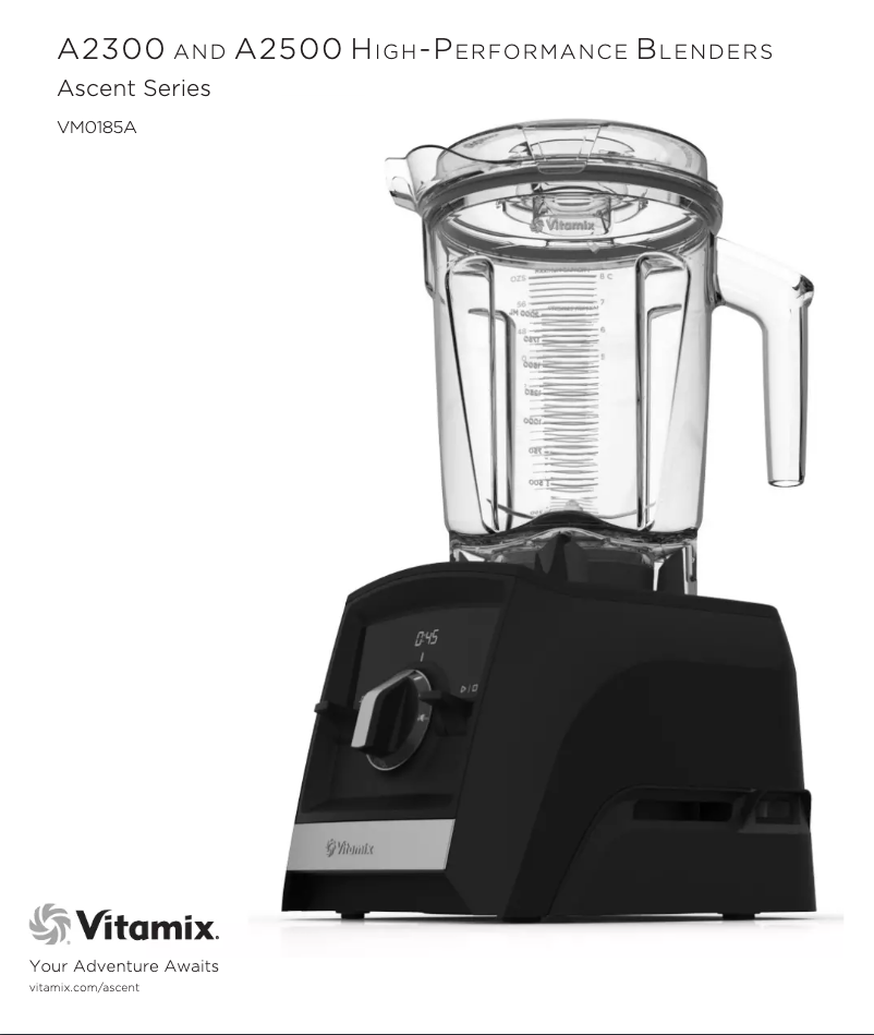 Página 1 del manual Manual de usuario Vitamix Ascent 2300