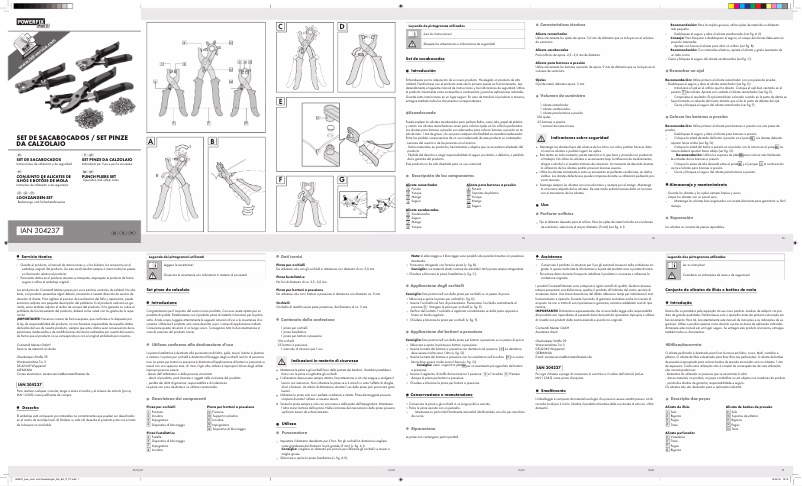 Página 1 del manual Manual de usuario Powerfix IAN 304237