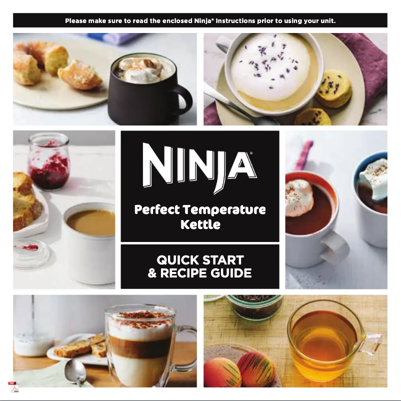 Page 1 de la notice Manuel utilisateur Ninja Foodi Luxe KT200EU