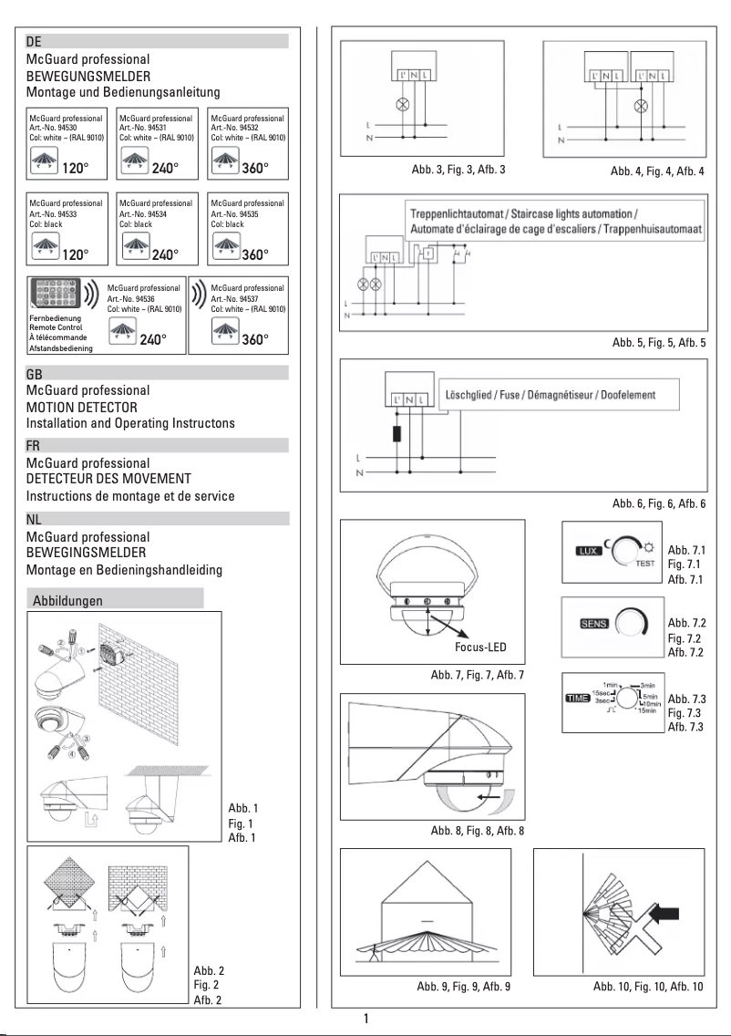 Página 1 del manual Manual de usuario Grothe McGuard BM120