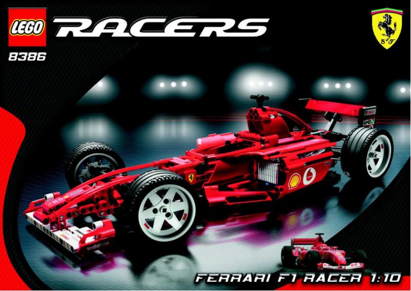 Image de la première page du manuel de l'appareil Ferrari F1 Racer 1:10