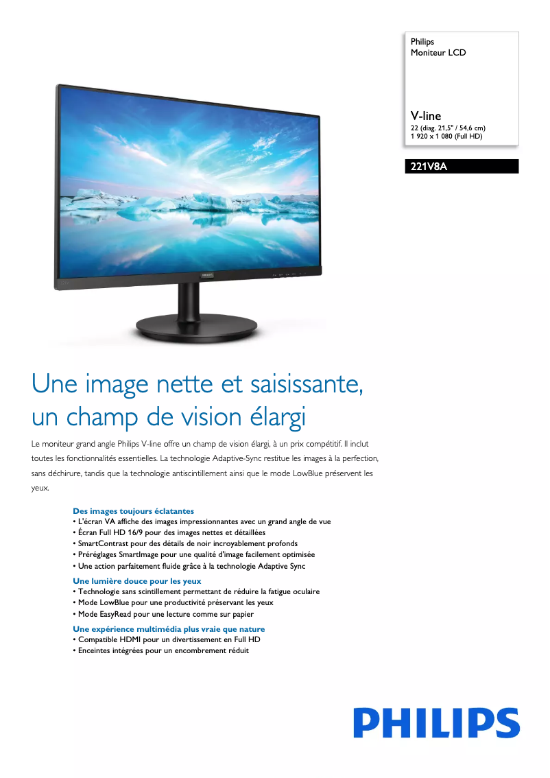 Imagen de la primera página del manual del dispositivo 221V8A