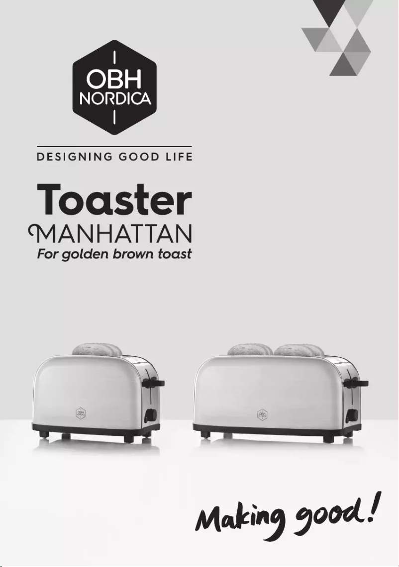 Página 1 del manual Manual de usuario OBH Nordica Manhattan Steel 2267