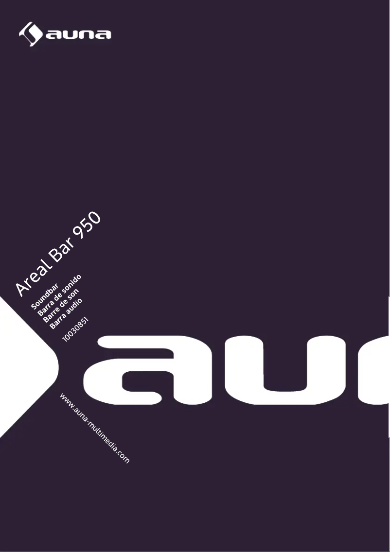 Page n°1 - Manuel utilisateur Auna Areal Bar 950