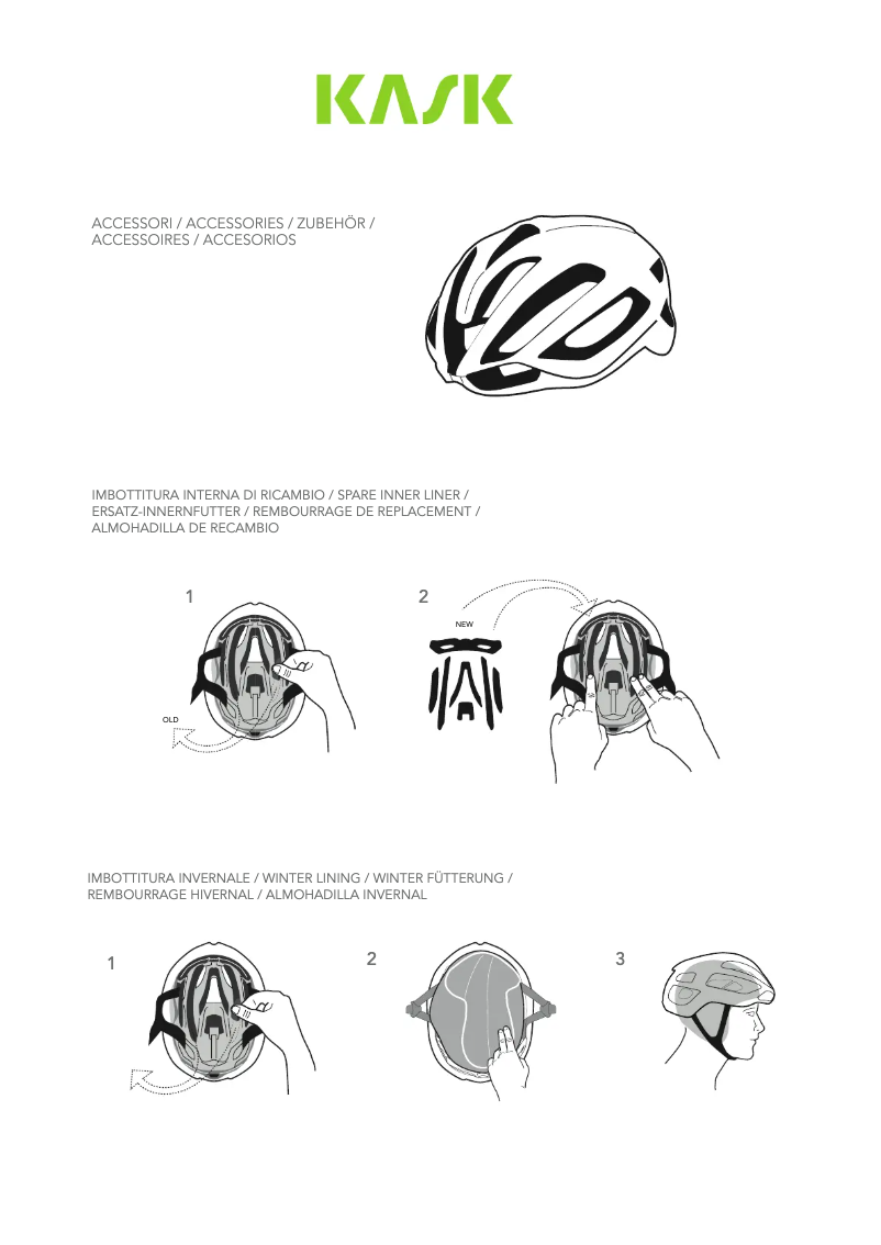 Page n°1 - Manuel utilisateur Kask Protone