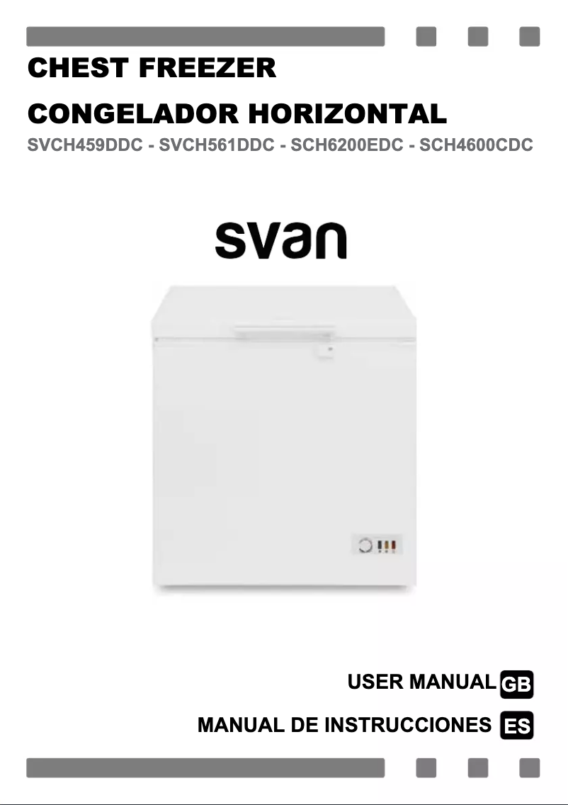 Page 1 de la notice Manuel utilisateur SVAN SCH4600CDC