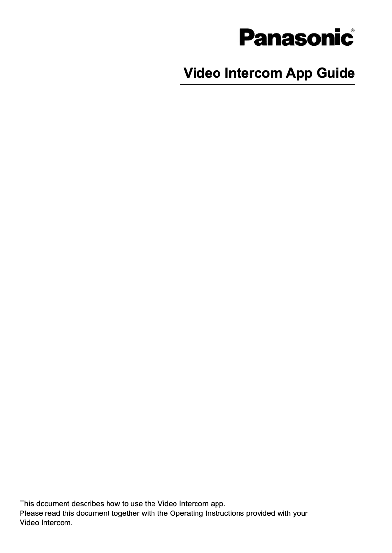 Image de la première page du manuel de l'appareil VL-SVN511EX