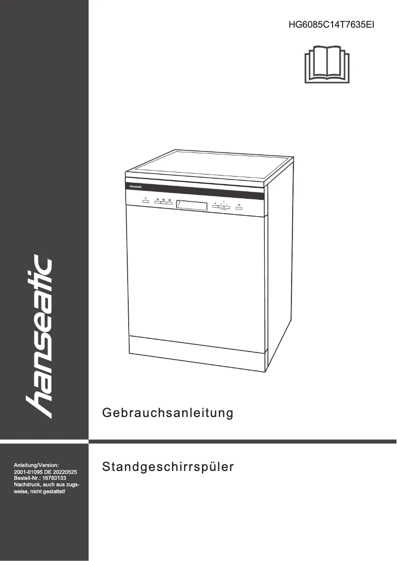 Página 1 del manual Manual de usuario Hanseatic HG6085C14T7635EI