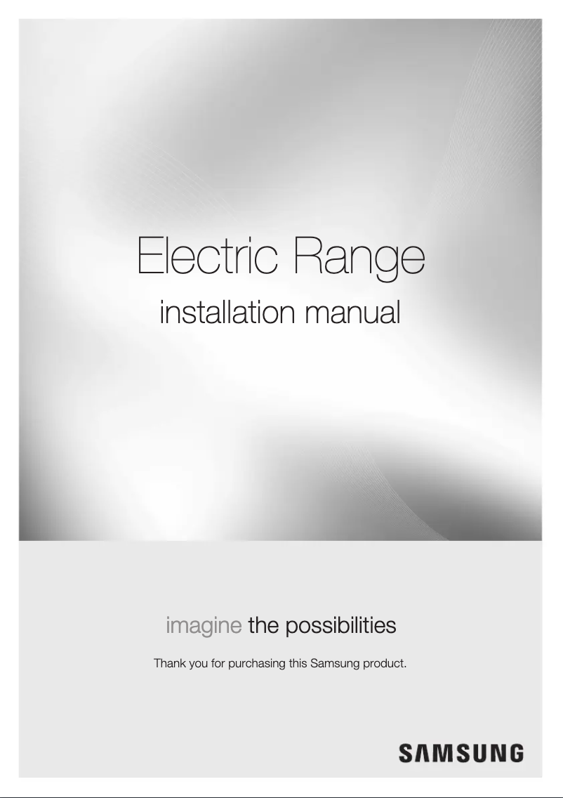 Page n°1 - Guide d'installation Samsung NE58K9850WS