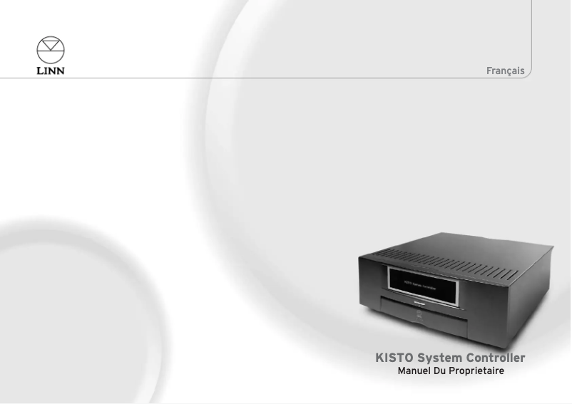 Page n°1 - Manuel utilisateur Linn Kisto