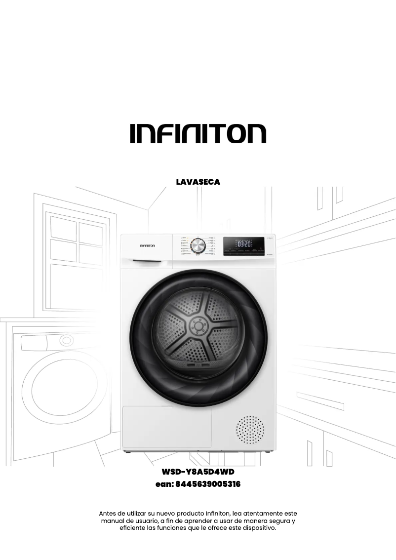 Image de la première page du manuel de l'appareil WSD-Y8A5D4WD